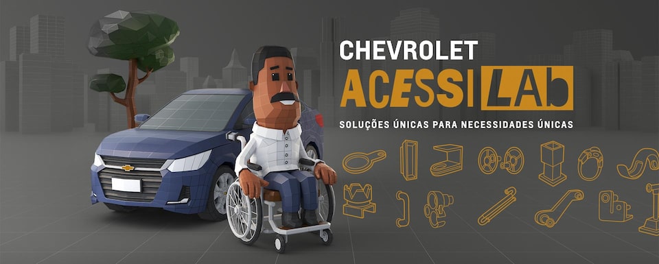 Soluções de acessibilidade Chevrolet Acessilab