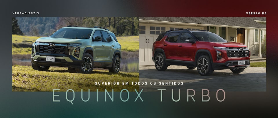 Imagens do exterior e interior do novo Equinox Turbo na versão Activ