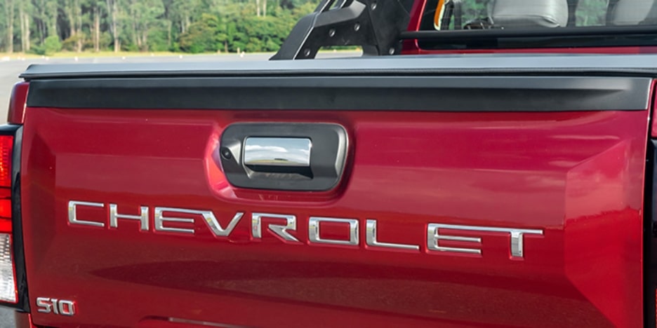 Letras Chevrolet cromado da nova S10