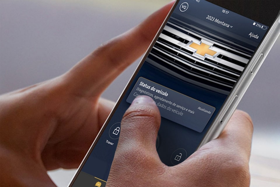 Conecte seu plano OnStar ao app myChevrolet e tenha acesso aos serviços com mais praticidade.
