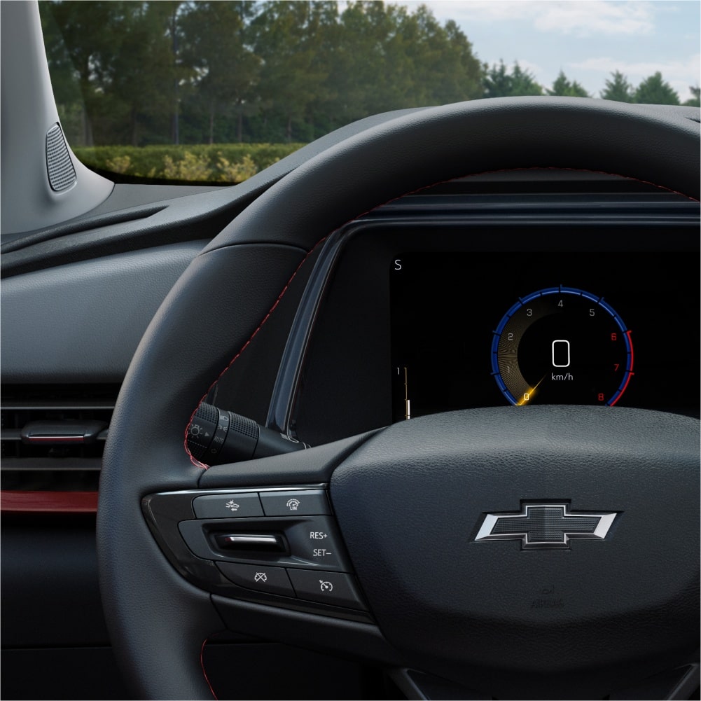 Volante do Tracker.